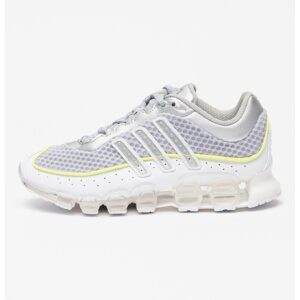 Pantofi sport din material textil cu aspect perforat - Alb/Gri