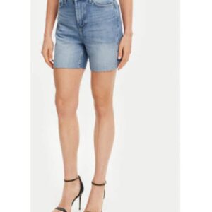 Pantaloni scurti din denim cu talie inalta 00