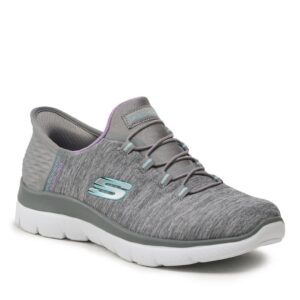 Pantofi sport dama  301700609 - Textil - Roz - Gri
