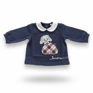 Tricou copii  cu maneca lunga bleumarin 52