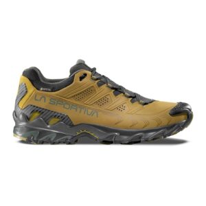 Pantofi sport de piele ecologica pentru drumetii Ultra Raptor II - Gri inchis/Galben mustar