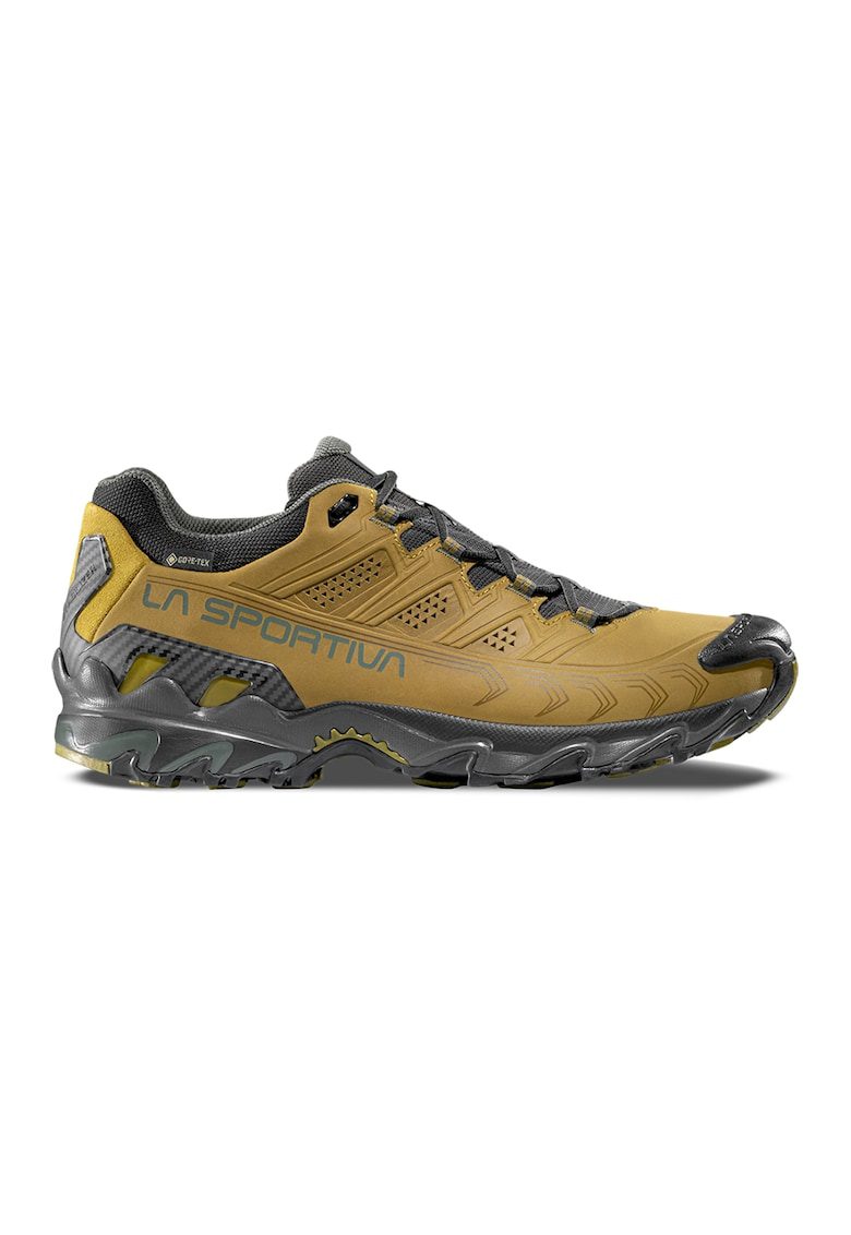 Pantofi sport de piele ecologica pentru drumetii Ultra Raptor II - Gri inchis/Galben mustar
