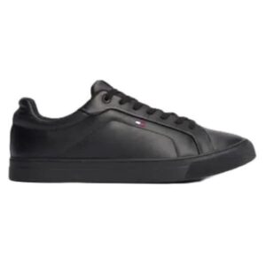 Pantofi sport pentru Barbati - icon court lth flag ess - Negru