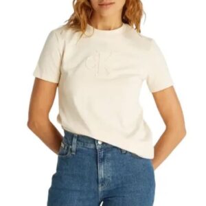 Tricou CK APPLIQUE REGULAR TEE-J20J225256-AEA