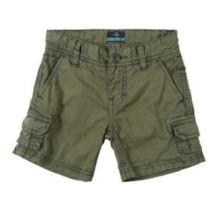 Pantaloni scurti copii -  Bumbac - Verde -