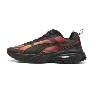 Pantofi sport Fade Nitro V2 cu insertii de plasa - Rosu/Negru