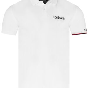 - Tricou polo ICE pentru barbati ALB - Alb
