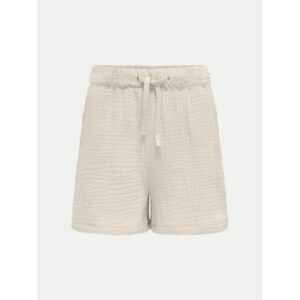Pantaloni scurti fete -  304704666 - Bumbac organic - Bej - Bej