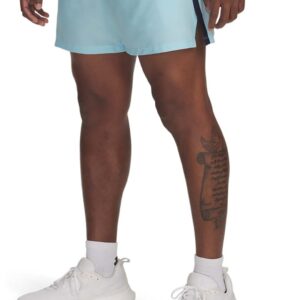 Pantaloni scurti pentru alergare Launch 5'' - Albastru pastel