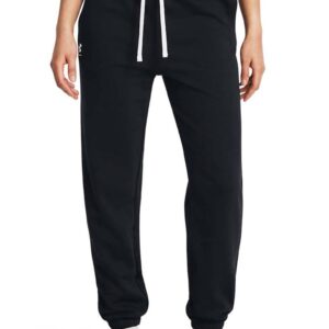 Pantaloni lejeri pentru antrenament Rival - Negru stins/Alb optic