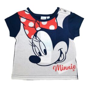 Tricou din bumbac cu print Minnie Mouse -