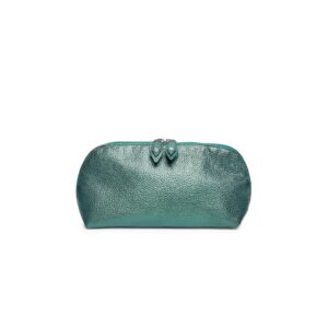 Portfard piele - St. Tropez - verde sidef - 23 x 8 x 14 cm