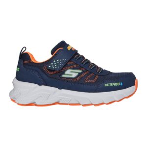 Pantofi sport impermeabili din plasa cu detaliu logo Elite Sport Tread - Portocaliu/Bleumarin