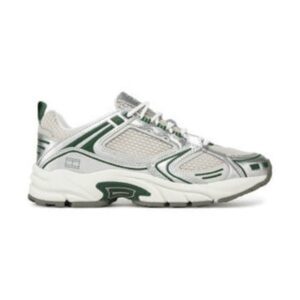 Tenisi dama 305159915 - Piele ecologica - Gri/Verde - Verde/Gri