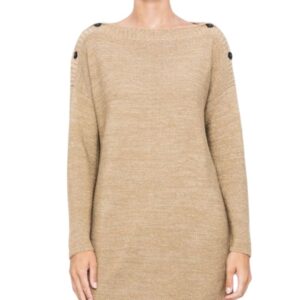Pulover dama  clasic - auriu - viscoza -