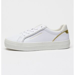 Pantofi sport low-cut de piele - Alb