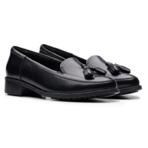 Mocasini dama  26178703 - Piele naturala - 41 EU - Negru