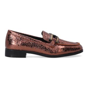 Pantofi loafer cu aspect metalizat