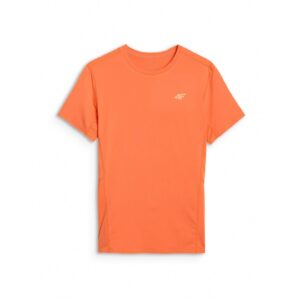 Tricou sport barbati slim - uscare rapida - portocaliu - material sintetic