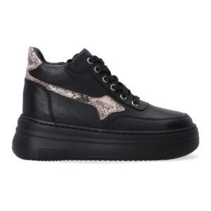 Pantofi sport wedge din piele naturala
