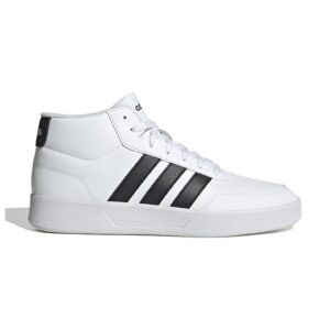 Pantofi sport inalti din piele ecologica Breaknet - Negru/Alb optic