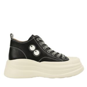 Pantofi sport - dama -  KM 3817 negru - piele naturala - Negru