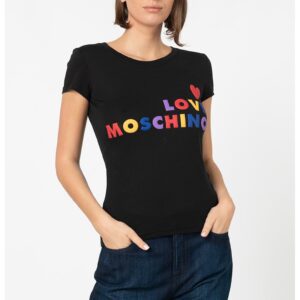 Tricou cu aplicatii logo cauciucate - Rosu/Negru/Albastru
