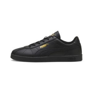 Pantofi sport Club II unisex de piele ecologica cu logo - Negru