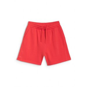 Pantaloni sport dama supradimensionati - rosii - bumbac 85% - poliester 15%