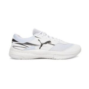 Pantofi sport barbati  alb/negru - material textil