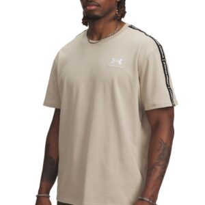Tricou din amestec de bumbac cu banda logo Heavyweight Icon - Alb fildes/Alb murdar