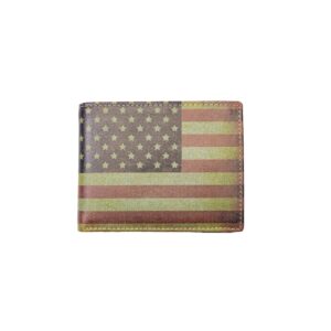Portofel barbati din piele naturala maro American style - protectie RFID