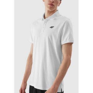 Tricou polo barbati Bumbac - Alb -