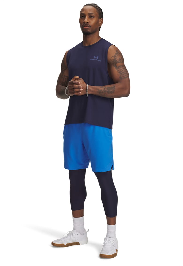 Pantaloni scurti cambrati - pentru fitness Vanish Woven - Albastru royal