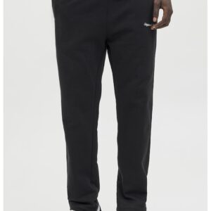 Pantaloni de trening din amestec de bumbac - Negru