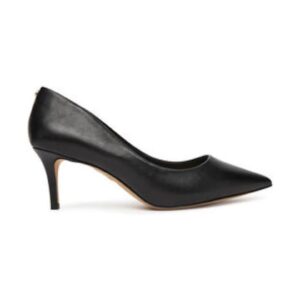Pantofi dama - toc inalt - piele naturala - negru