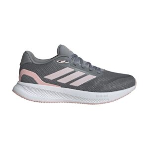 Pantofi Runfalcon 5 de plasa cu garnituri din material sintetice pentru alergare - Gri/Roz pal