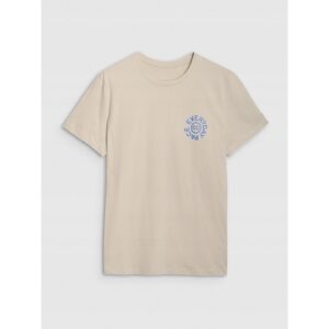 Tricou sportiv barbati bej - 100% bumbac