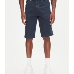 Sorturi din material textil pentru barbati -  Bleumarin - 97% bumbac organic - 3% elastan -