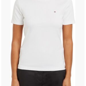 Tricou slim fit - Alb
