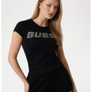 Tricou slim-fit pentru antrenament - Negru