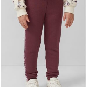 Colanti cu imprimeu text - Lila/Violet tyrian