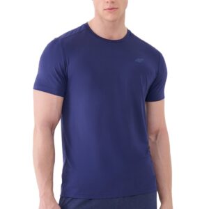 Tricou barbati  bleumarin inchis - material elastic - poliester