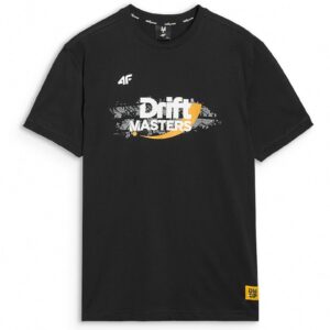Tricou Unisex  Drift Masters - Bumbac - Drift - Negru