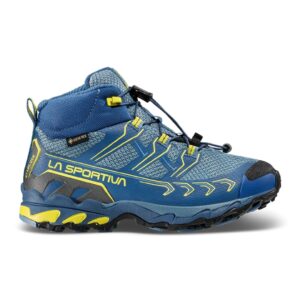 Pantofi sport mid-cut din material textil pentru drumetii Ultra Raptor II - Galben/Albastru inchis