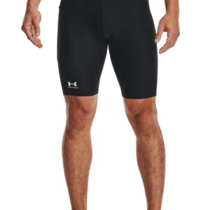 Colanti scurti cu banda logo pentru fitness HeatGear® - Negru