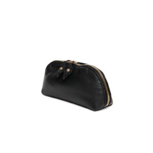 Portfard piele -  Solaresse negru - 17 x 5 x 9 cm