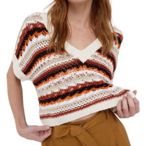 Pulover dama  Desert Stripes - bumbac - multicolor - Multicolor