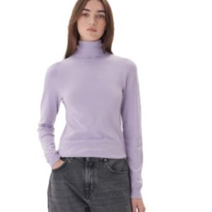 Pulover dama -  poliamida/viscoza - mov -