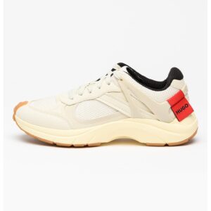 Pantofi sport cu insertii din plasa GO2 - Bej deschis